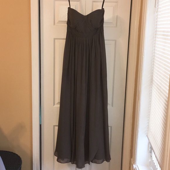 Jenny Yoo Adian Convertible Dress in Charcoal - Picture 3 of 4